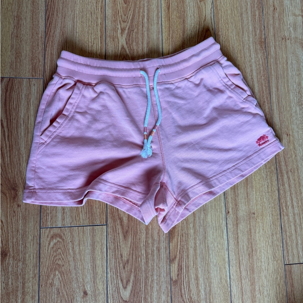 Roots Pink Athletic Women's Shorts